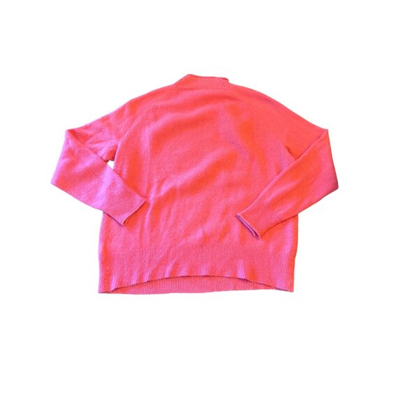 J.Crew Womens Pink Turtleneck Sweater S Wool Alpaca Poly Blend - Picture 4 of 5